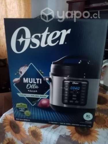 Gran Olla Rápida XL Oster Nueva , 7,5 Litros y 14