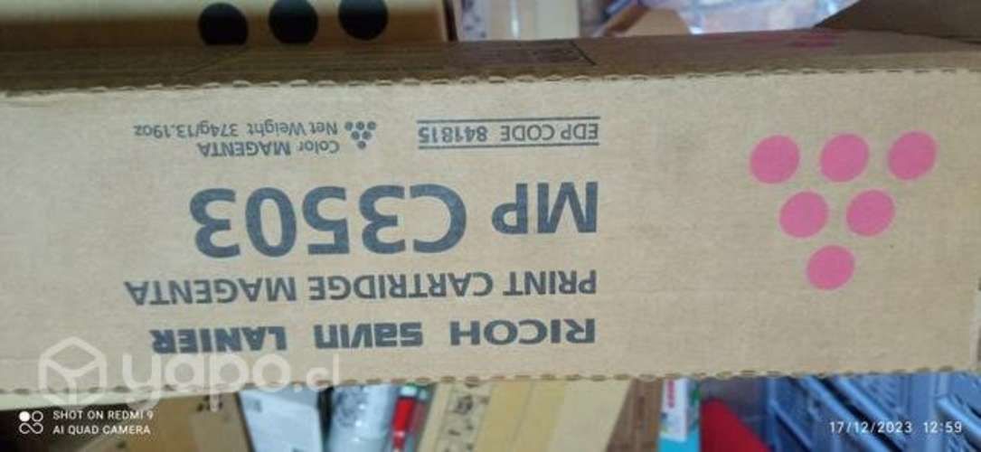 Toner Ricoh MP c3503 Magenta original