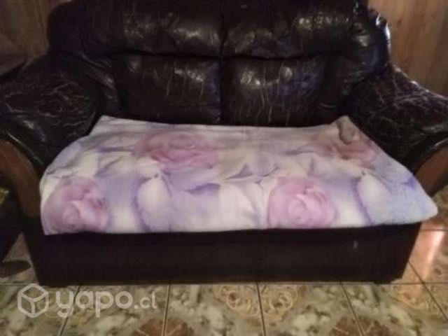 Sofá café para dos personas