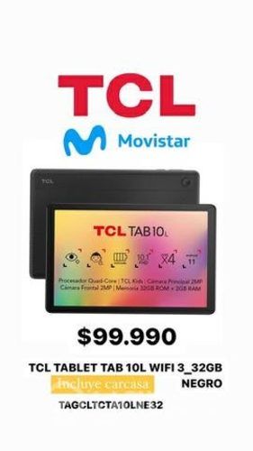 Tablet tcl tab 10 + carcasa + flip cover