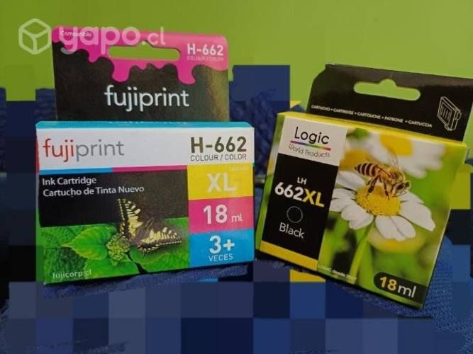 Tintas 662 XL COLOR Y NEGRO