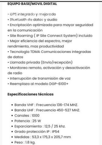 Base móvil digital Motorola