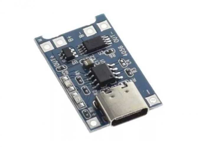 Modulo Cargador Bateria Bms De Litio Tipo C Usb 1a