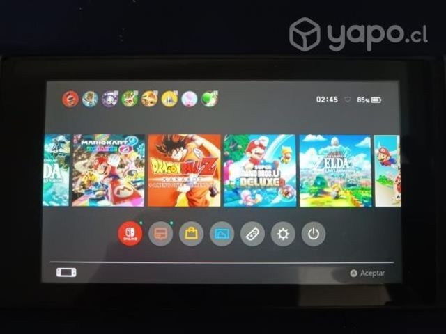 Nintendo Switch + 13 juegos y accesorios