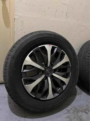 Pack 4 Neumaticos Dunlop Y 4 Llantas Maxus  6x130 Aro 18