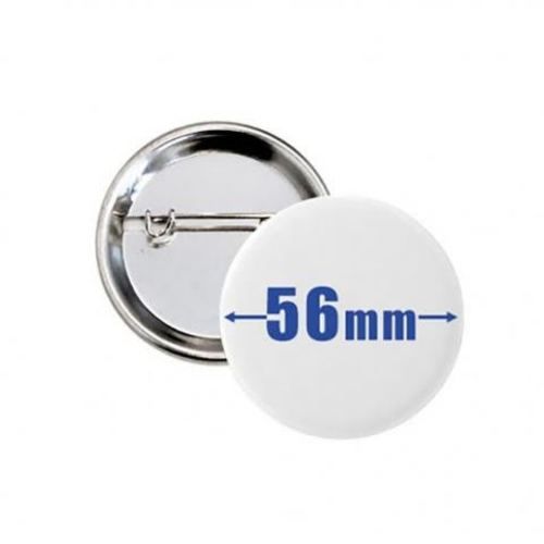 Chapa 56mm - Alfiler- Personalizada - 50 Unidades