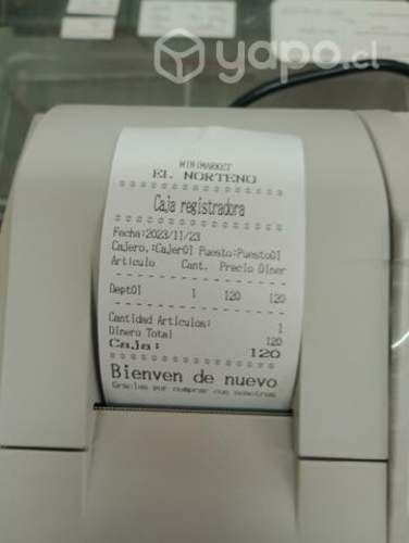 Caja registradora ecobeck térmica nuevas