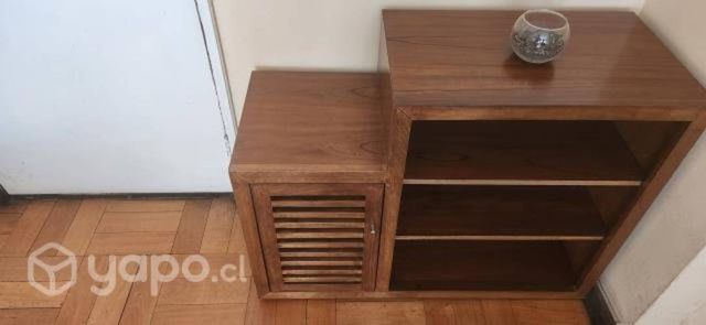 Rack de madera, excelente estado