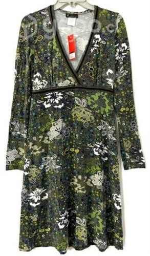 Vestido Entallado Elástico Marca FBO Italy 42