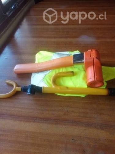 dos traba volante y chaleco  reflectante