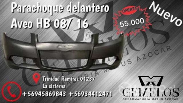 Parachoque delantero Chevrolet Aveo hb