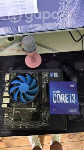 Pack placa procesador Intel core i3 10100f
