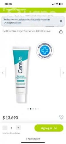 CeraVe Gel Control Imperfecciones 40ml Cerave