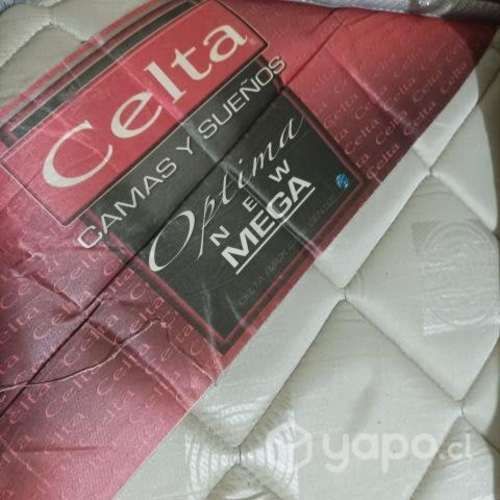 Cama plaza y media con colchón