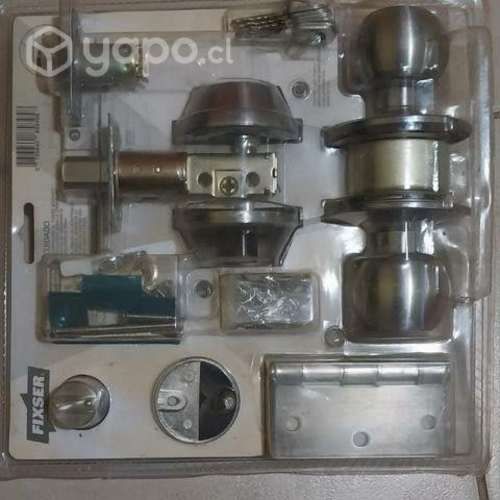 Balon de gas de 15 k. y chapa con doble cerradura