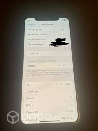 Iphone X 256 gb