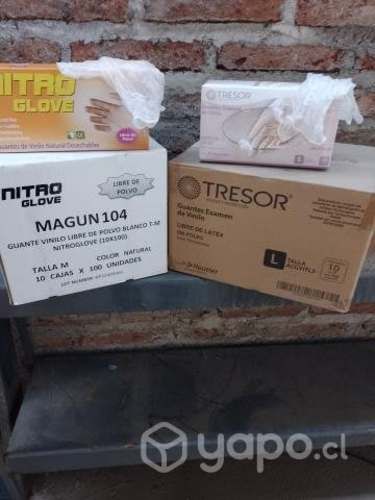 Guantes examen de vinilo