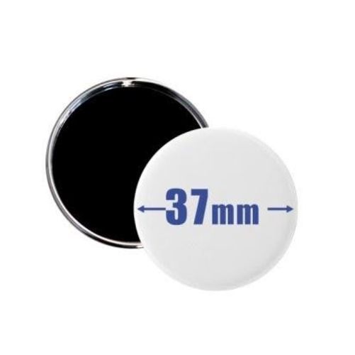 Chapa Iman Adhesivo - 37mm - Personalizada - 50 Un