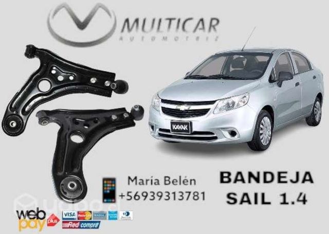 Bandeja chevrolet sail 11-17 1.4