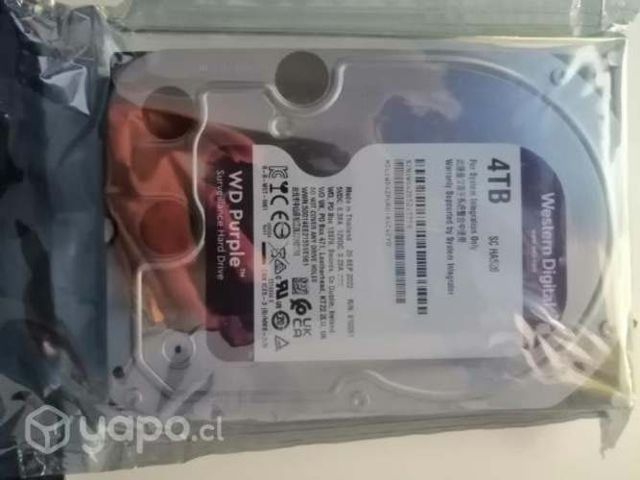 Disco duro 4 teras nuevo