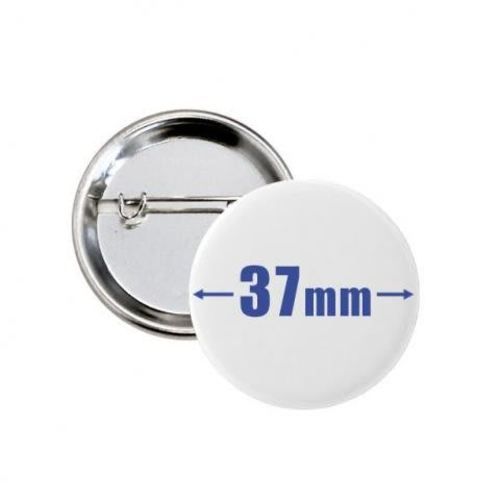 Chapa 37mm De Gancho - Personalizada - 100 Unidade
