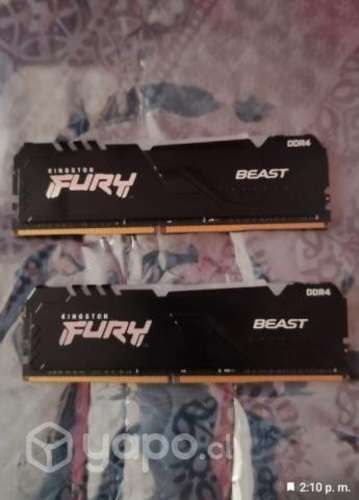 Memorias ram 16gb