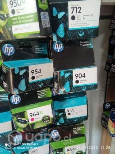 Tintas HP diversos modelos originales de alta