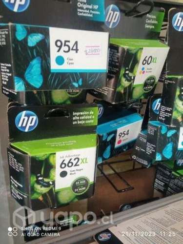 Tintas HP diversos modelos originales de alta