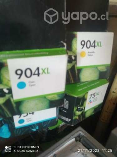 Tintas HP diversos modelos originales de alta