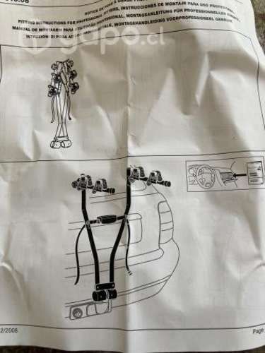 Vendo Porta bicicletas Thule para dos bicis