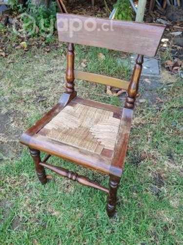 Sillas de madera