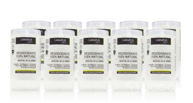 Pack x10 Desodorante Piedra Alumbre 100% Labnatur