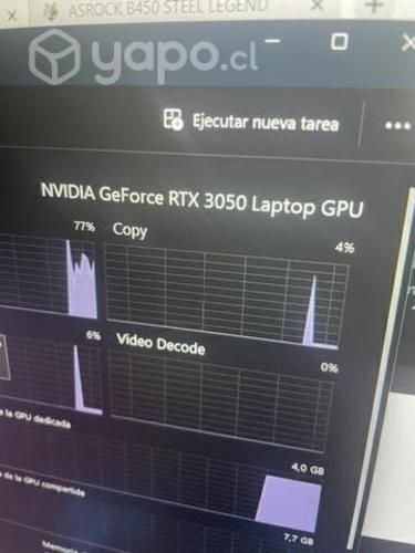 Notebook Asus tuf a15 rtx 3050 16 gb de ram