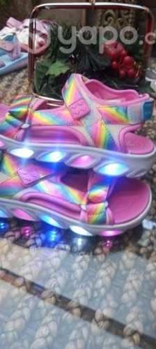 Sandalias con luces skechers