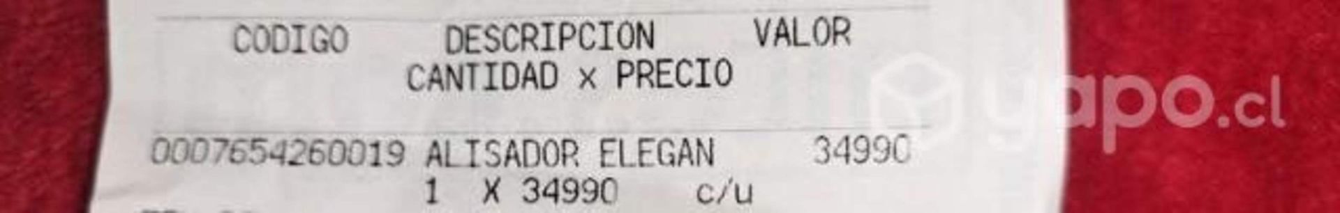 Plancha para el pelo