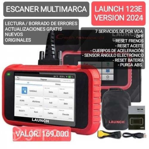 Escaner Multimarca Launch 123e, nuevos.
