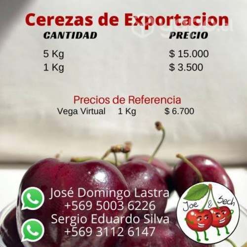 Cerezas.