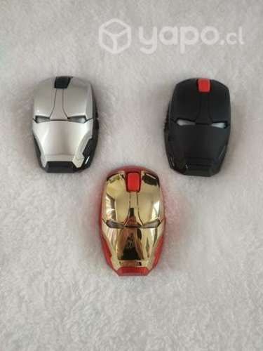 Mouse con Bluetooth de IRON MAN con luces
