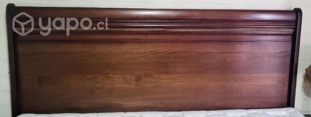 Respaldo de madera cama super king