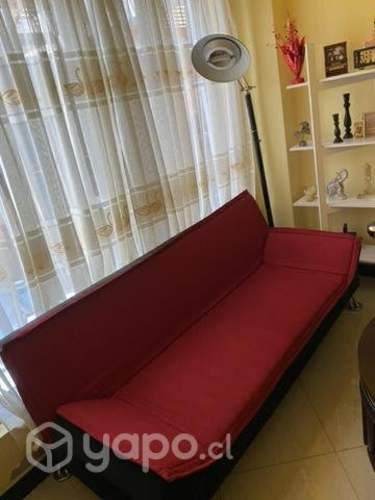 Sofá cama de tela