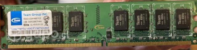 Memoria 1 Gb DDR2 667Mhz