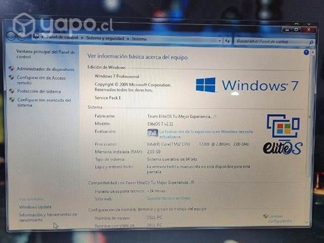 Notebook DELL core2duo