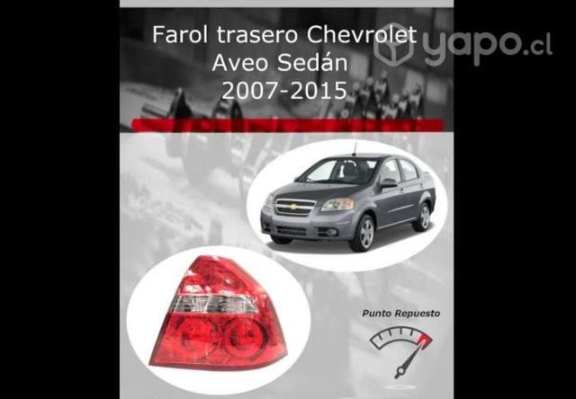 Farol trasero Chevrolet Aveo Sedan 2007-15