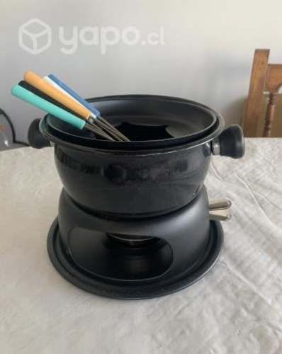 Juego Fondue NUEVO con 5 pinchos adicionales