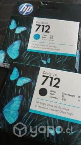 Tinta HP 712 black original de 80ml