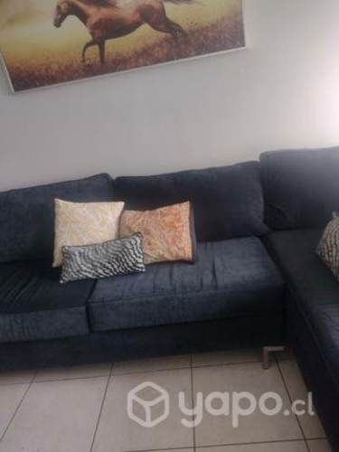 Sofa L color gris