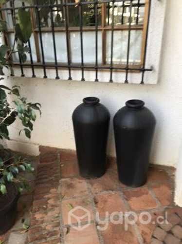 Jarrón de fibra de vidrio