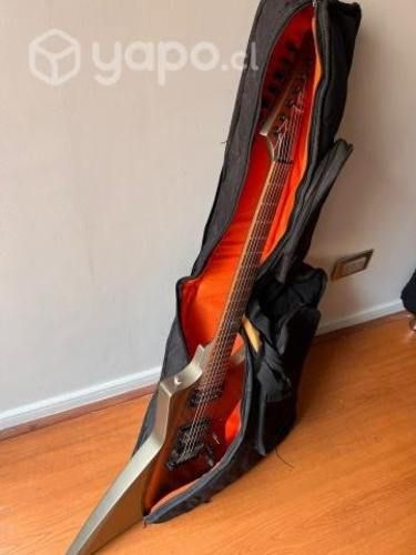 Guitarra eléctrica LTD Ex 50 plateada explorer