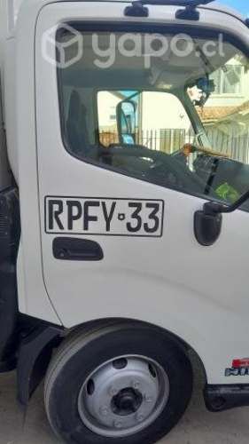 Pintura Patentes en puertas y techos Camiones Norm