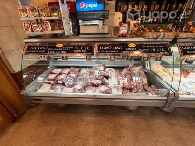 Vitrina Refrigerada de 2 metros - Inoxidable